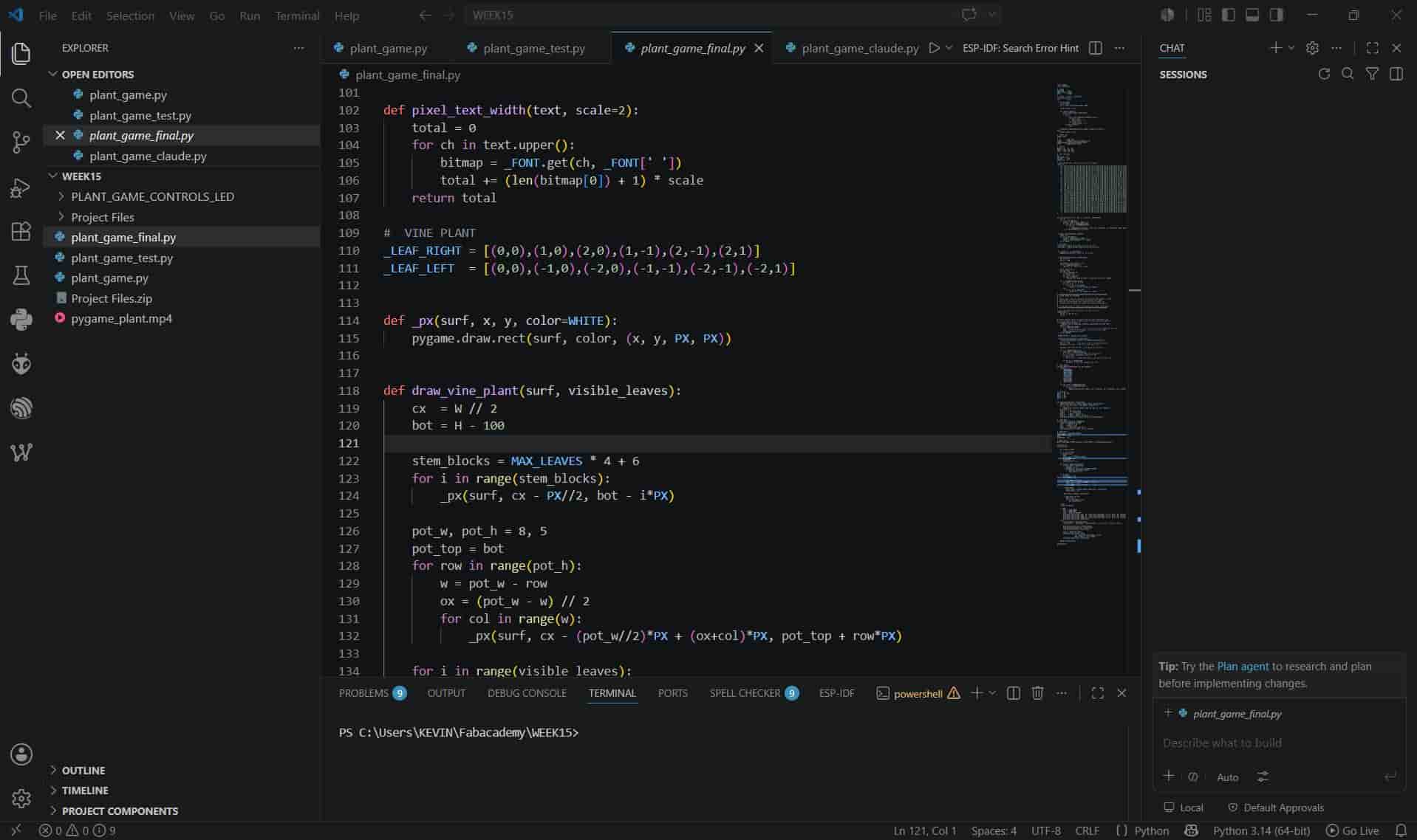 VScode screenshot